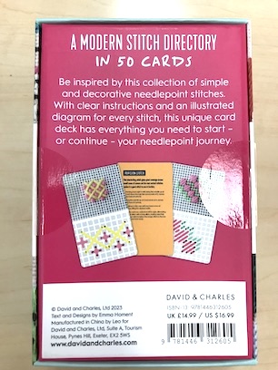 Needlepoint: a Modern Stitch Directoy - 50 cards